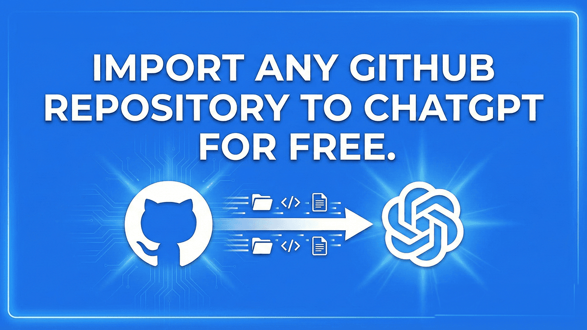 How to Import GitHub to ChatGPT For Free